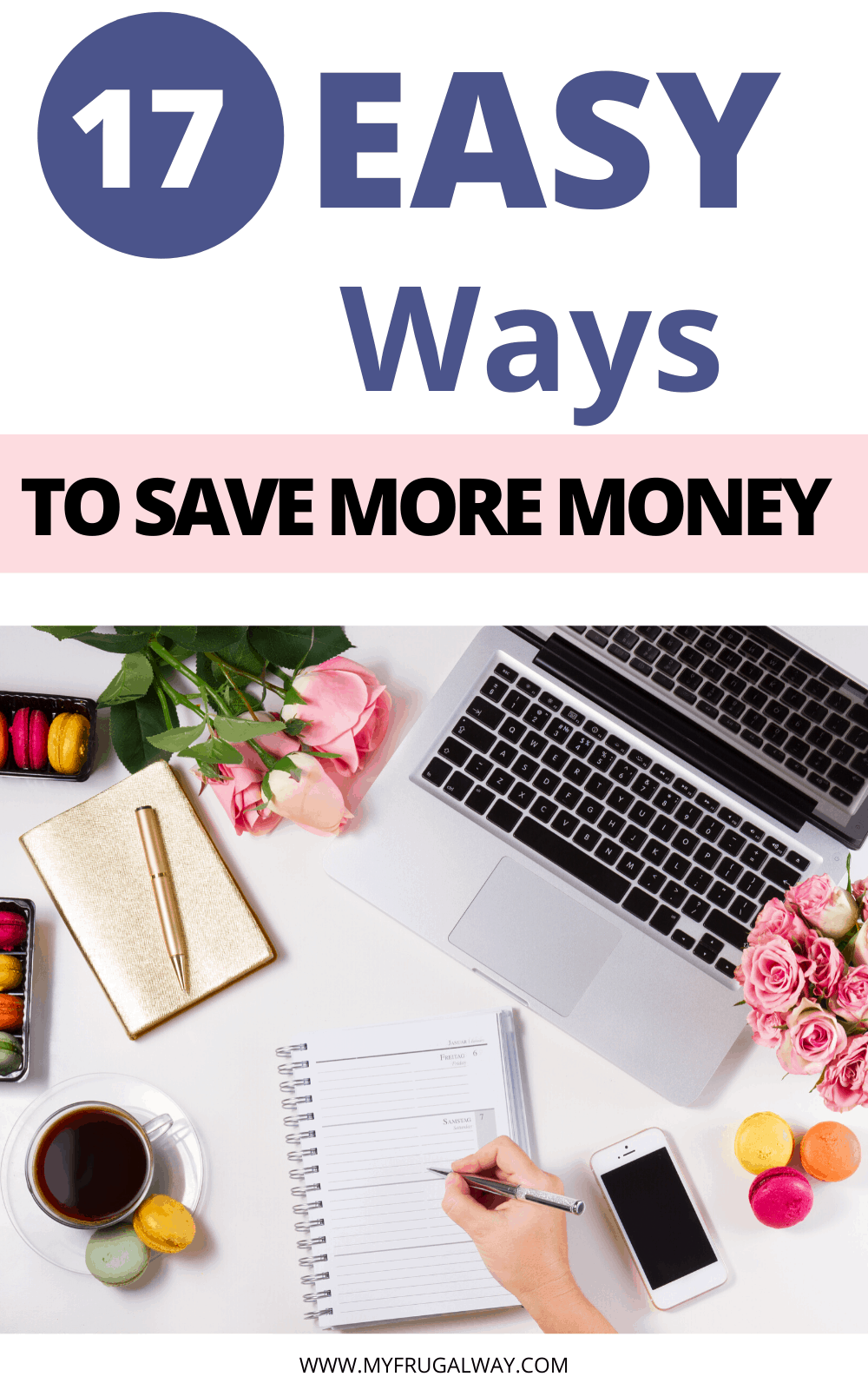 Are you struggling financially and looking for easy money saving tips to help you save more money while living paycheck to paycheck. Learn how to save money on a low income with these 17 genius tips. #finances #frugalliving #money #savemoney