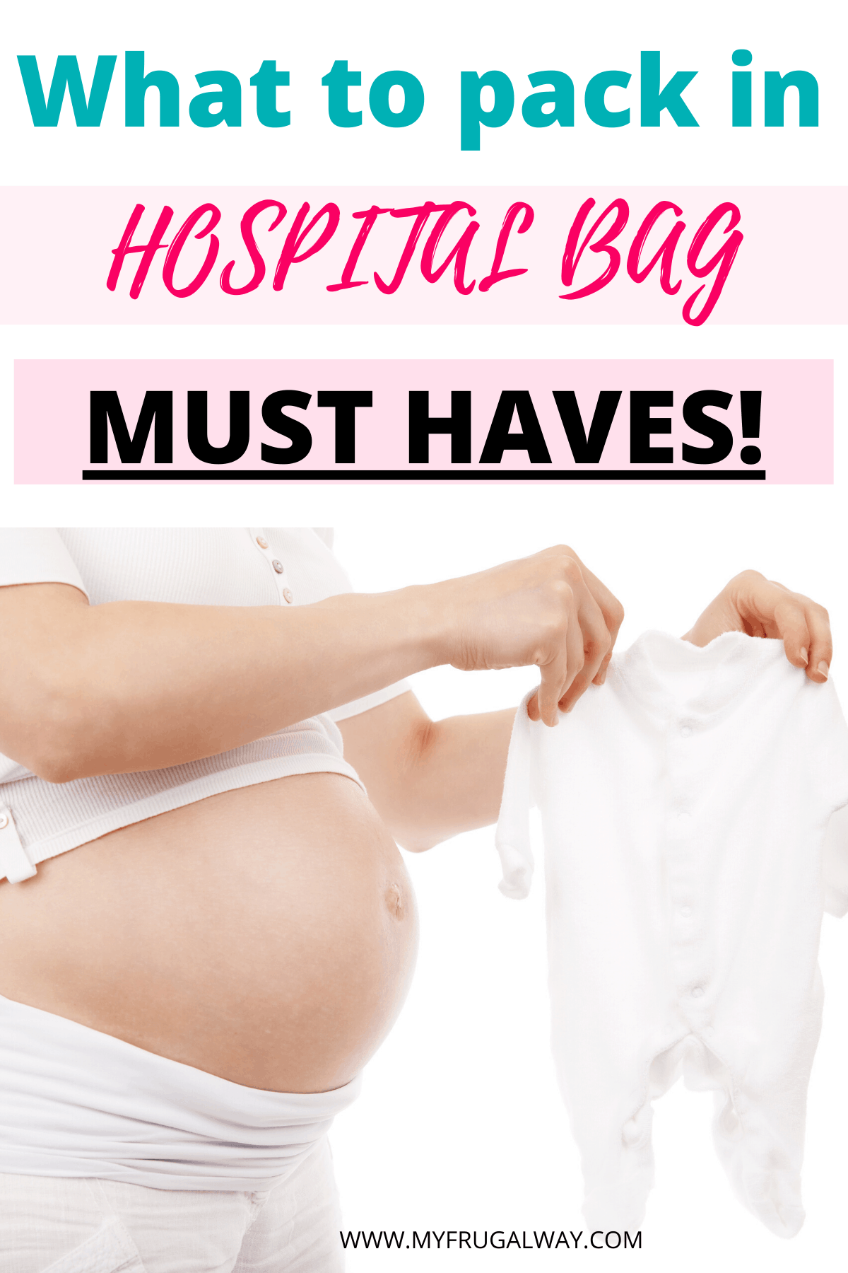 What to pack in hospital bag for mom to be. The best ultimate hospital checklist for mom and baby(we also included dad too). Hospital bag essentials for c section or labor and delivery. #laboranddelivery #pregnancy #newborn #mom