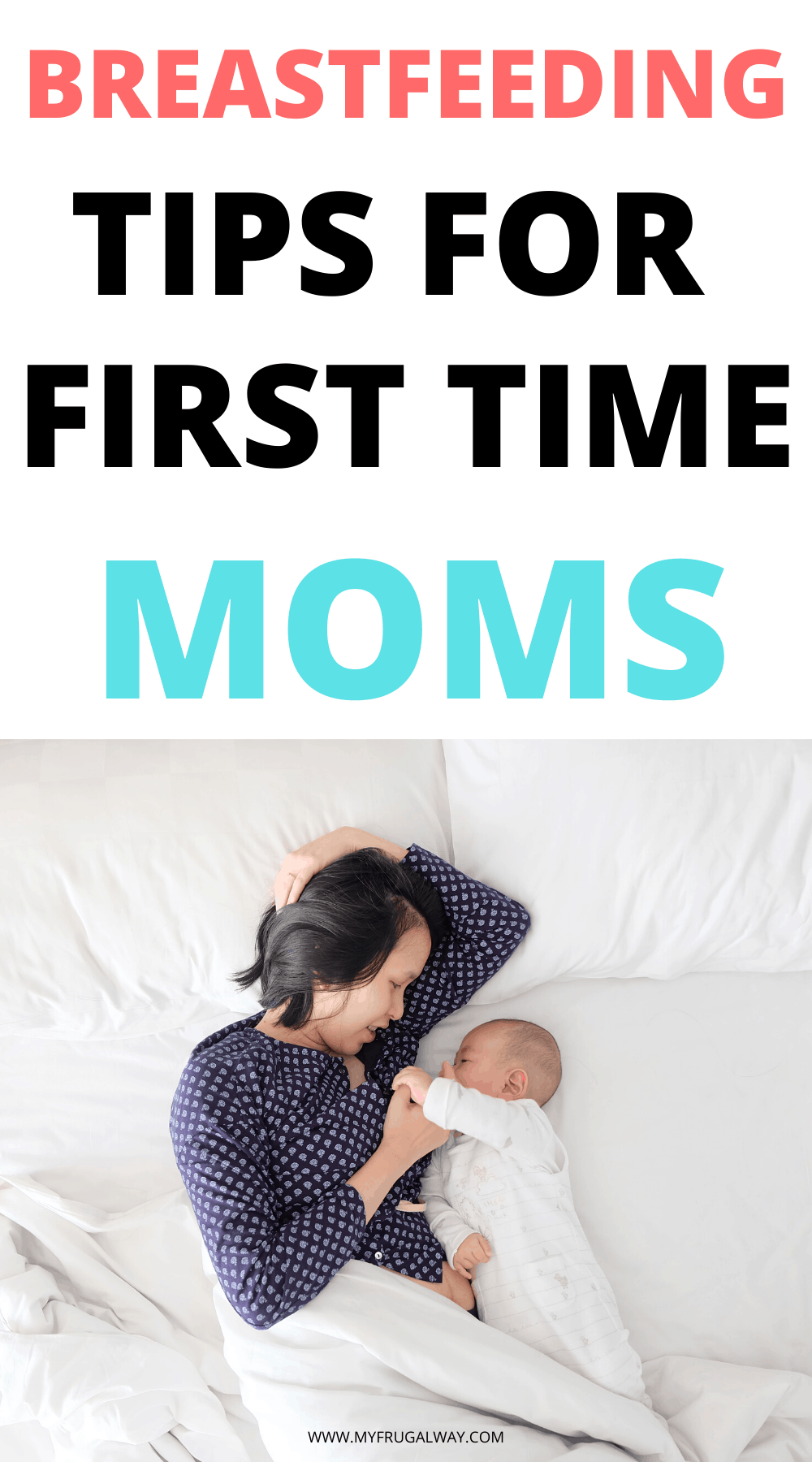 Breastfeeding tips for beginners, hacks for newborn latching for first time moms. Breastfeeding tips for success #breastfeeding #newborn #breastmilk #mom #newborn.