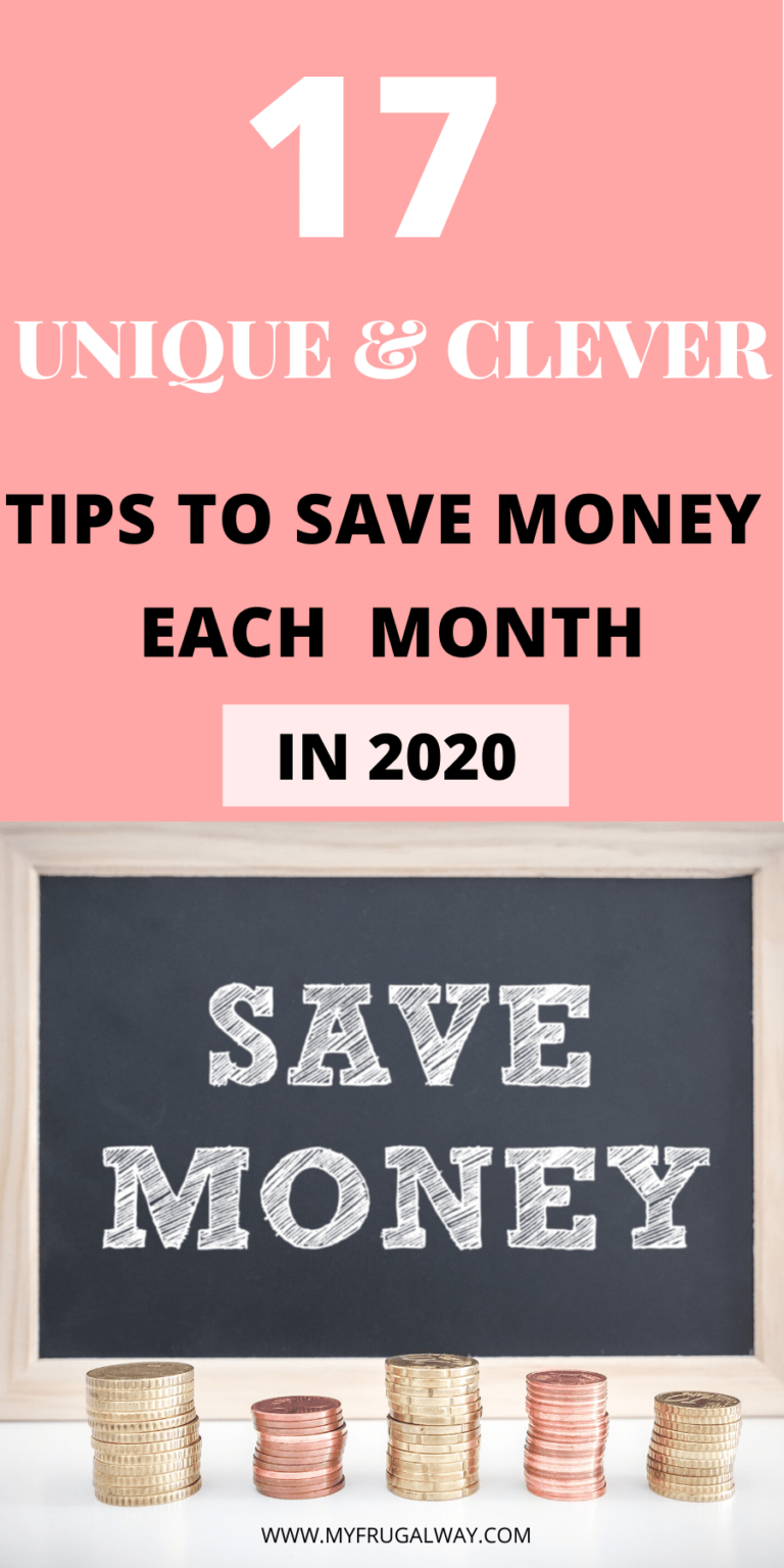 Clever Ways To Save Money Each Month - MyFrugalWay